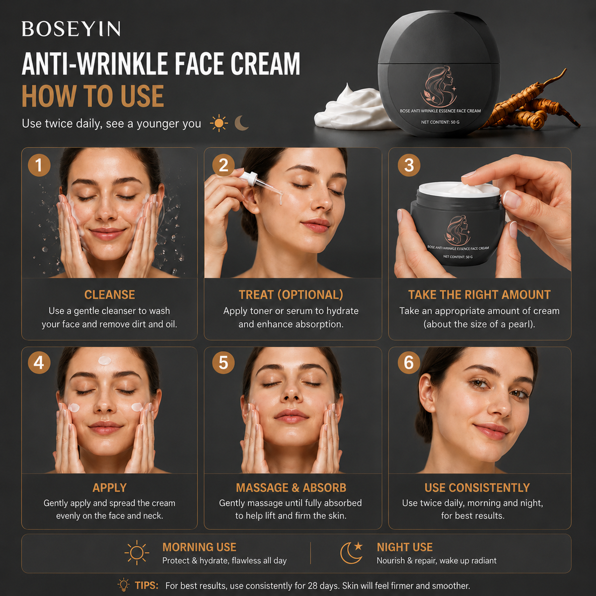 BLACK BANDAGE FACE CREAM